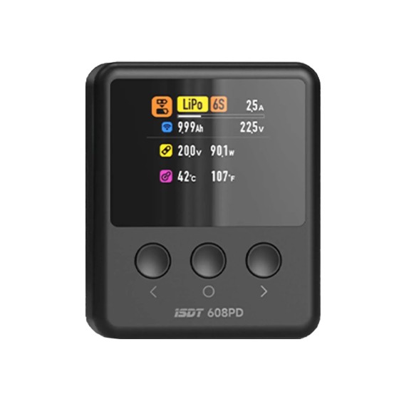 608pd Balance Charger Dicharger, DC 240W/10a Pd 140W/5a Smart Digital Charger für RC-Batterien Lebensdauer/Lilon/Lipo/Lihv